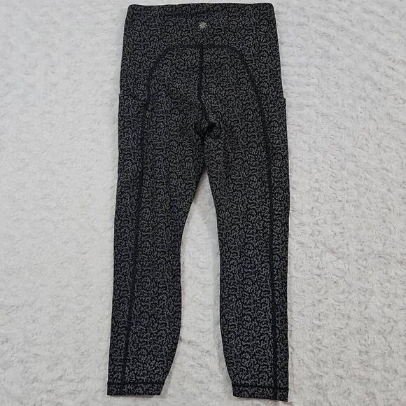 Athleta Ultimate Stash Pocket Textured 7/8 Tight Gym Yoga women's XS P / Petite - Picture 6 of 8